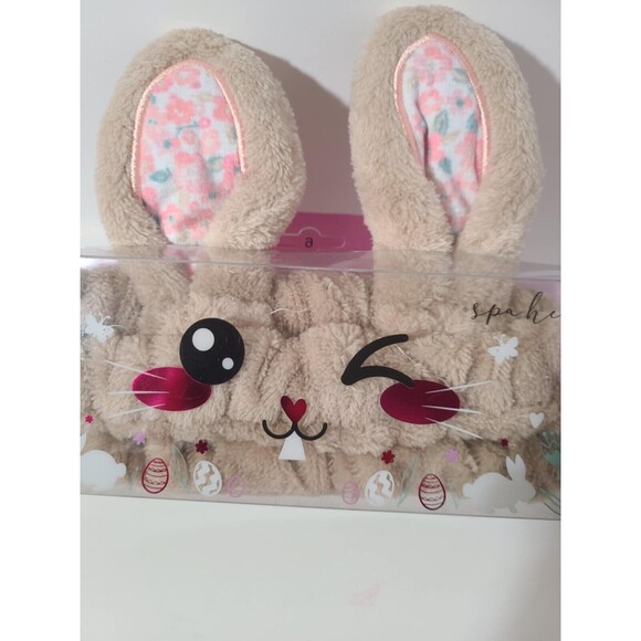 Spa Bunny Spa Headband Pink And Plush NEW NWT - Picture 1 of 3